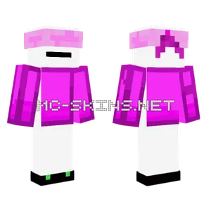 Pink Blob Character