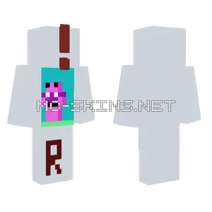Pink Blob Monster Minecraft skin