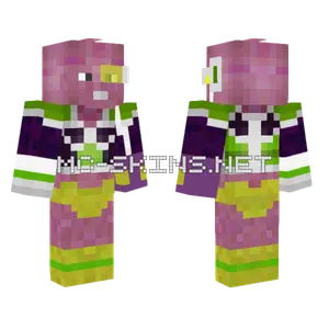 Pink Blob Monster Minecraft skin