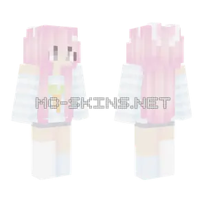 Pink Bunny Girl Minecraft skin