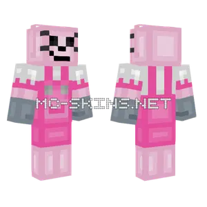 Pink Bunny Outfit Minecraft skin