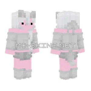 Pink Bunny Suit Minecraft skin
