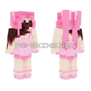 Pink Cake Girl Minecraft skin