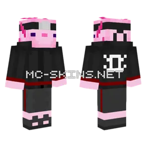 Pink Cat Girl Minecraft skin