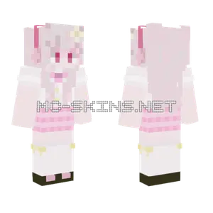 Pink Cherry Student Skin Minecraft skin