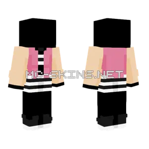 Pink Clothes Base Minecraft skin
