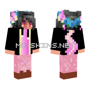 Pink Contest Outfit Minecraft skin
