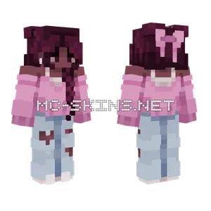 Pink Day Minecraft skin