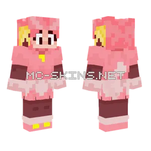 Pink Deltarune Minecraft skin