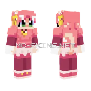 Pink Deltarune Minecraft skin
