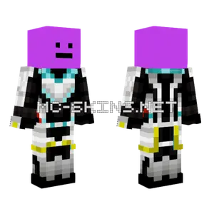 Pink Endgame Bioi Slim Minecraft skin