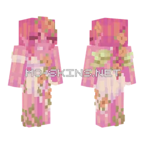 Pink Fairy Nymph Minecraft skin