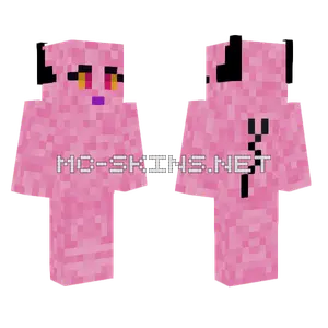 Pink Feline Creature