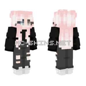 Pink Flow Minecraft skin