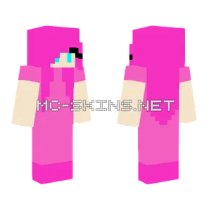 Pink Girl Minecraft skin
