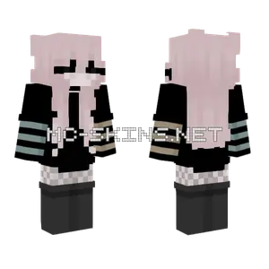 Pink Hair Girl Minecraft skin