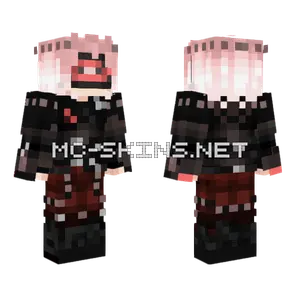 Pink Haired Girl Minecraft skin