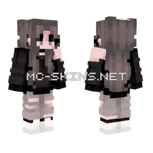 Pink Haired Girl Minecraft skin