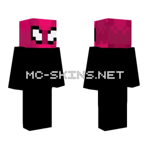 Pink Helmet Minecraft skin