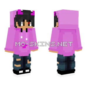 Pink Javo Minecraft skin