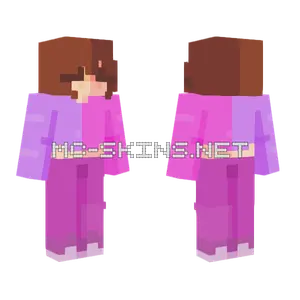 Pink Magical Girl Minecraft skin
