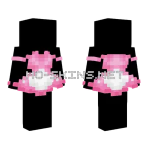 Pink Maid Dress Minecraft skin
