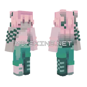 Pink Marine Pce Minecraft skin