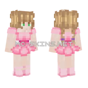Pink Marshmallow Girl Minecraft skin