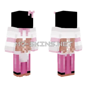 Pink Medieval Dress Base Minecraft skin