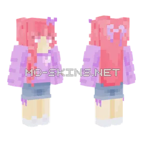 Pink Pastel Outfit Minecraft skin