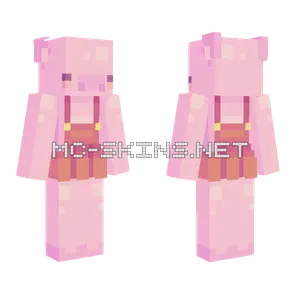 Pink Piggy Minecraft skin