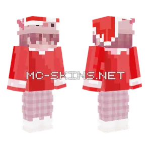 Pink Piggy Outfit Minecraft skin