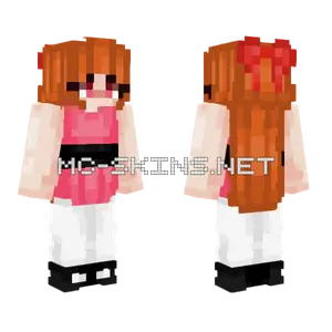 Pink Powerpuff Girls Minecraft skin