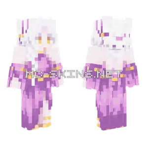 Pink Sky Castle Minecraft skin