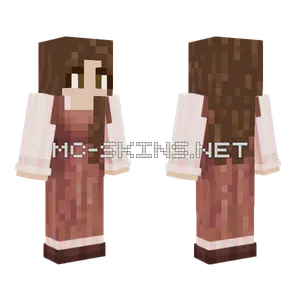 Pink Stripe Brunette