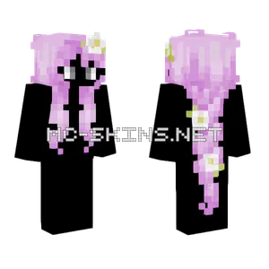 Pink Summer Breeze Hair Base Minecraft skin