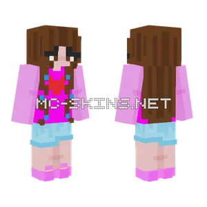 Pinky Girl Minecraft skin