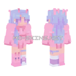 Pinxolotl Girl Minecraft skin