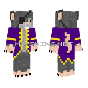 Pirate Rat Minecraft skin