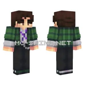 Plaid Jacket Guy Minecraft skin