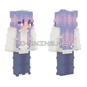 Plain Amethyst Girl Minecraft skin