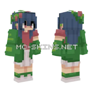 Plant Girl Minecraft skin