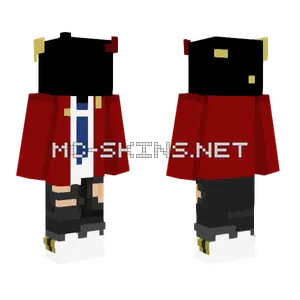 Plantilla Uniforme Minecraft skin