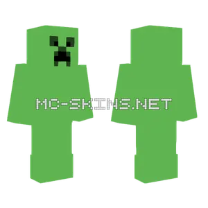 Plastic Creeper Minecraft skin