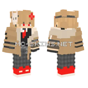 Platin Rot Minecraft skin