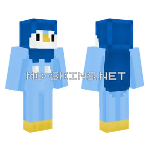 Plinfa Piplup Pokemon Upgrade Minecraft skin