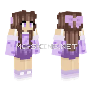 Plum Girl Skin Minecraft skin