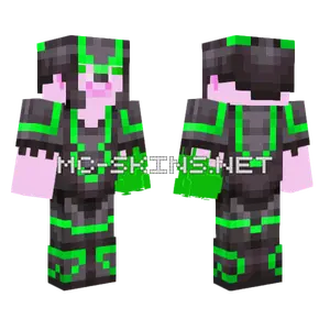 Poisoned Pig Knight Minecraft skin
