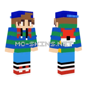 Pokemon Backpack Boy Minecraft skin