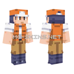Pokemon DPPT Fisher Minecraft skin